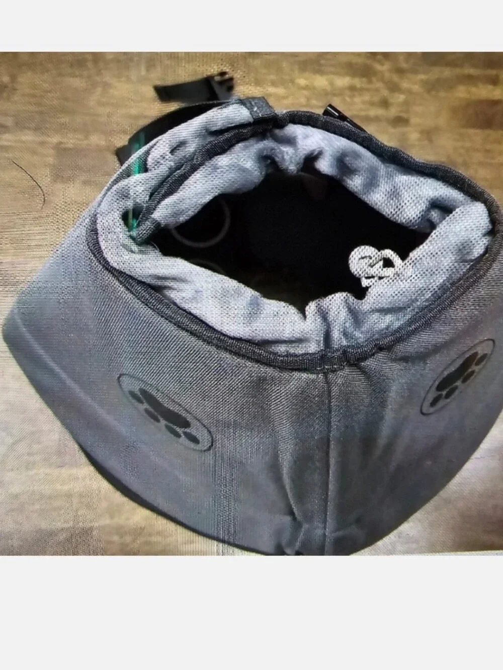 Soft Gray Inflatable Recovery Collar for Dogs - Comfortable Post-Op E-Collar